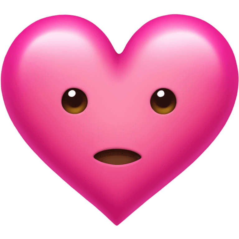 Pink heart  emoji