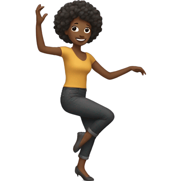 Woman dancing emoji