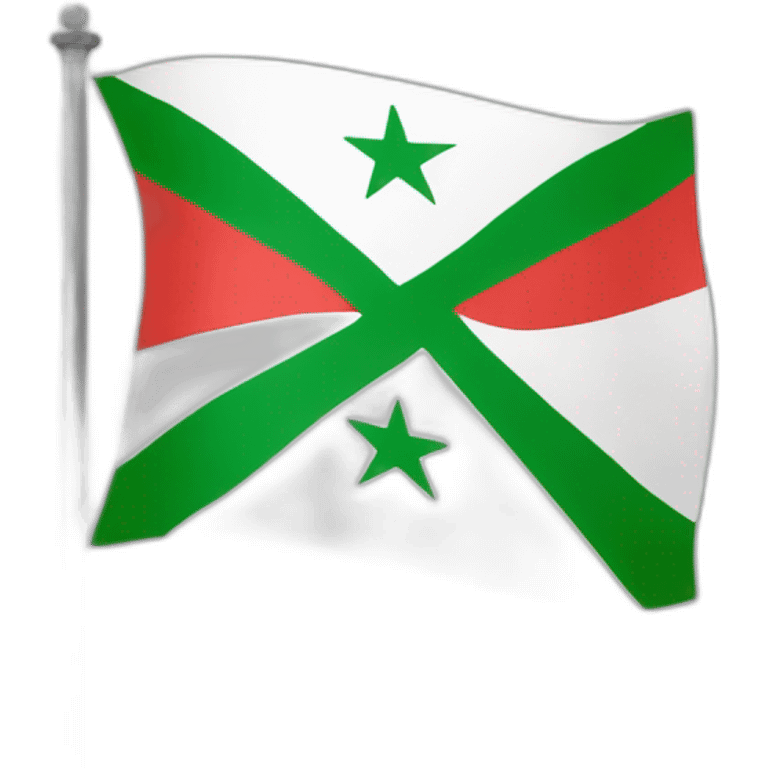 Flag of the Free Syrian Army emoji