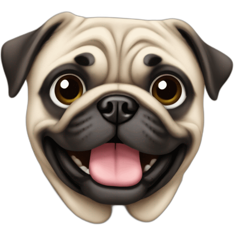 pug with finland background emoji