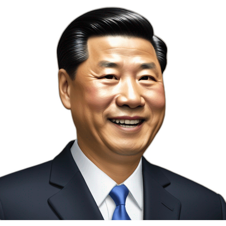 President Xi beach party emoji