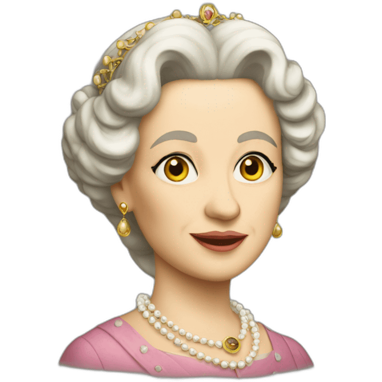 Regina Elisabetta II emoji