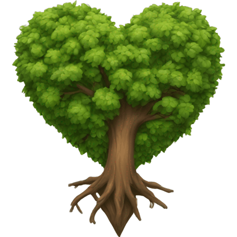 Tree heart emoji