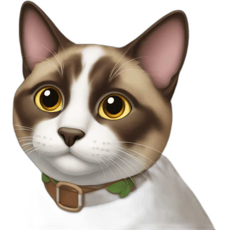 snowshoe cat emoji