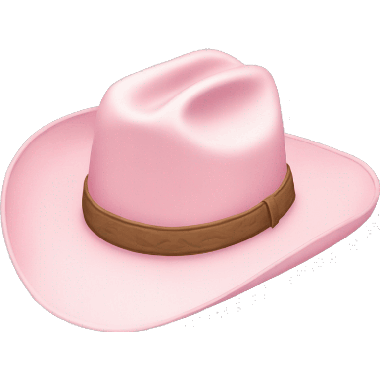 Pale pink cowboy hat emoji