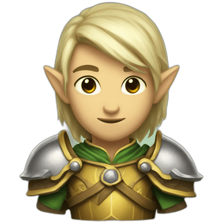 Elfe paladin emoji