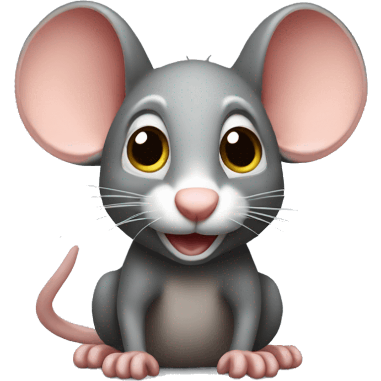 Ratón enojado emoji