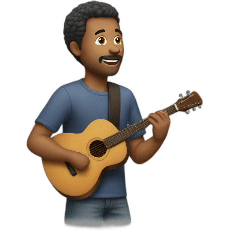 man playing enjoy emoji