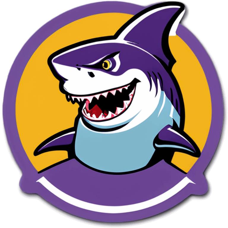 Shark I LA Laker jersey emoji