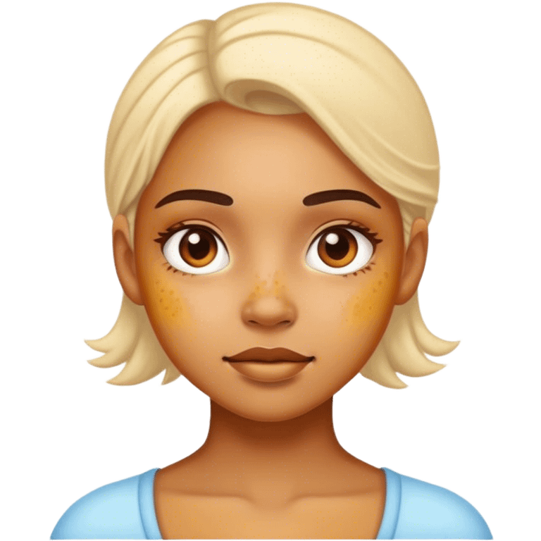 hyperpigmentation girl emoji