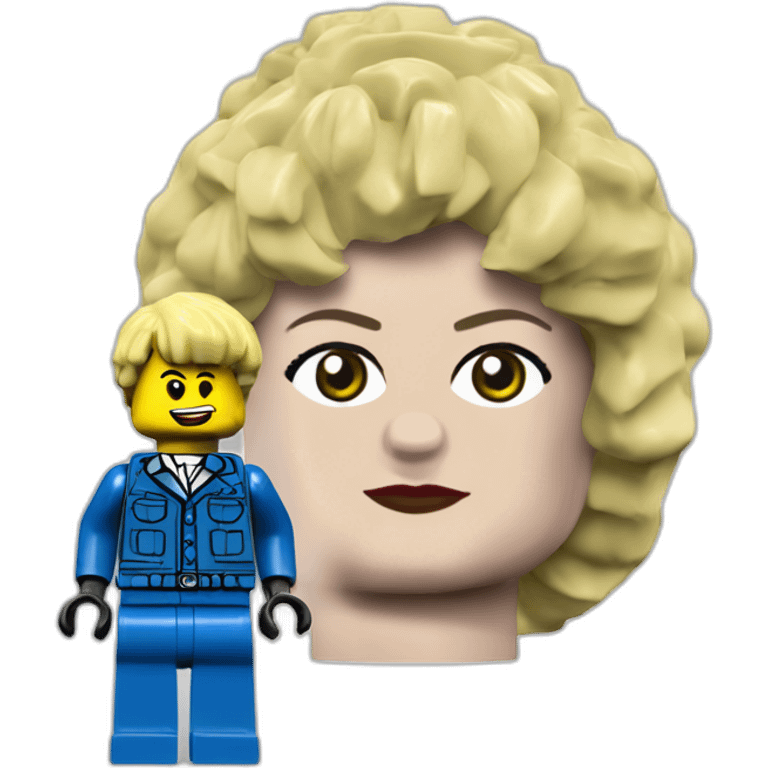 Myra Hindley LEGO minifigure nice emoji