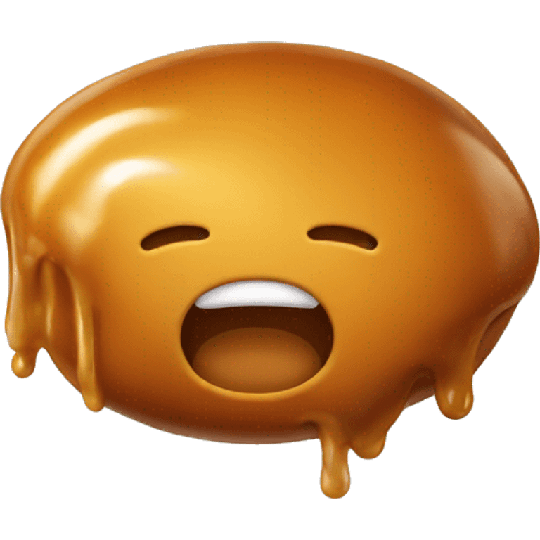 caramel blob emoji