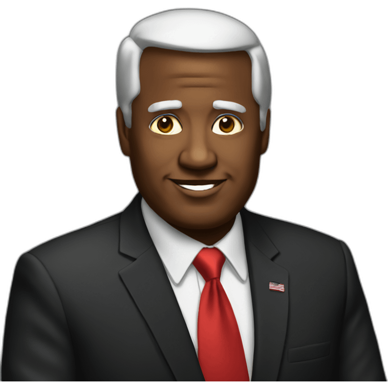 black Trump emoji