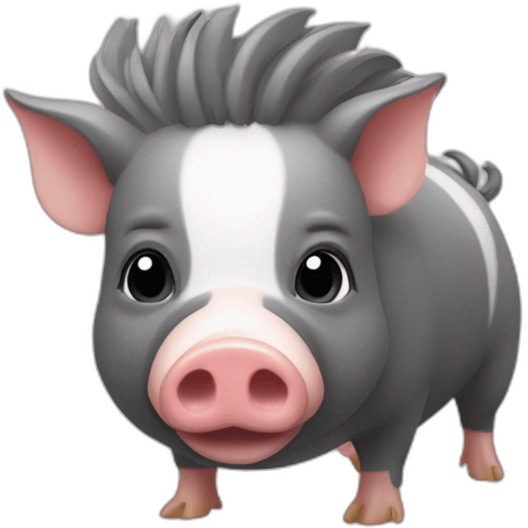 Cochon perroquet emoji