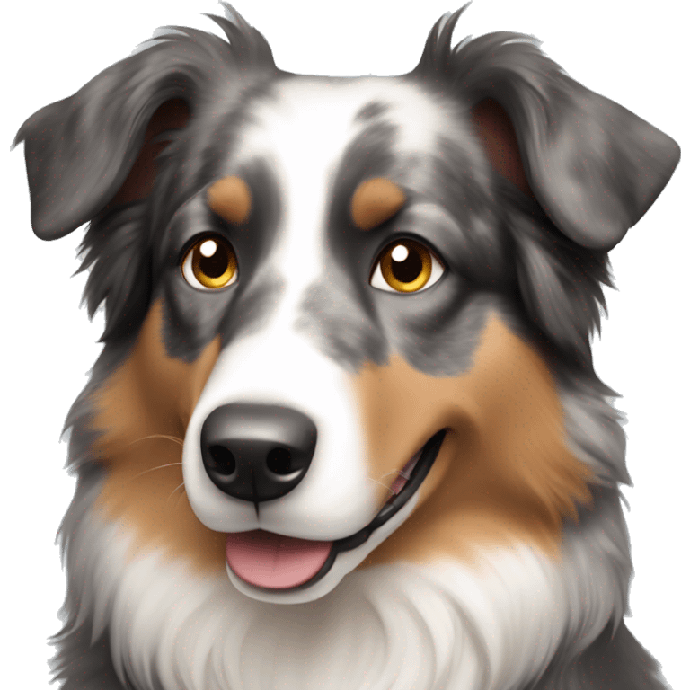 Australian shepherd dog emoji