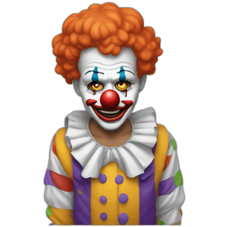 Clown qui pleure emoji