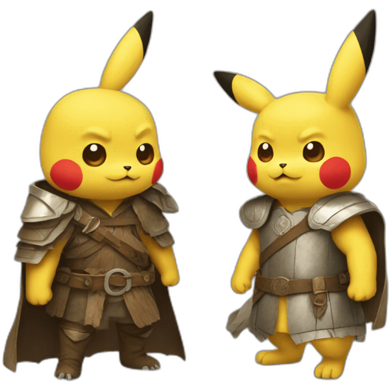 pikachu game of thrones emoji