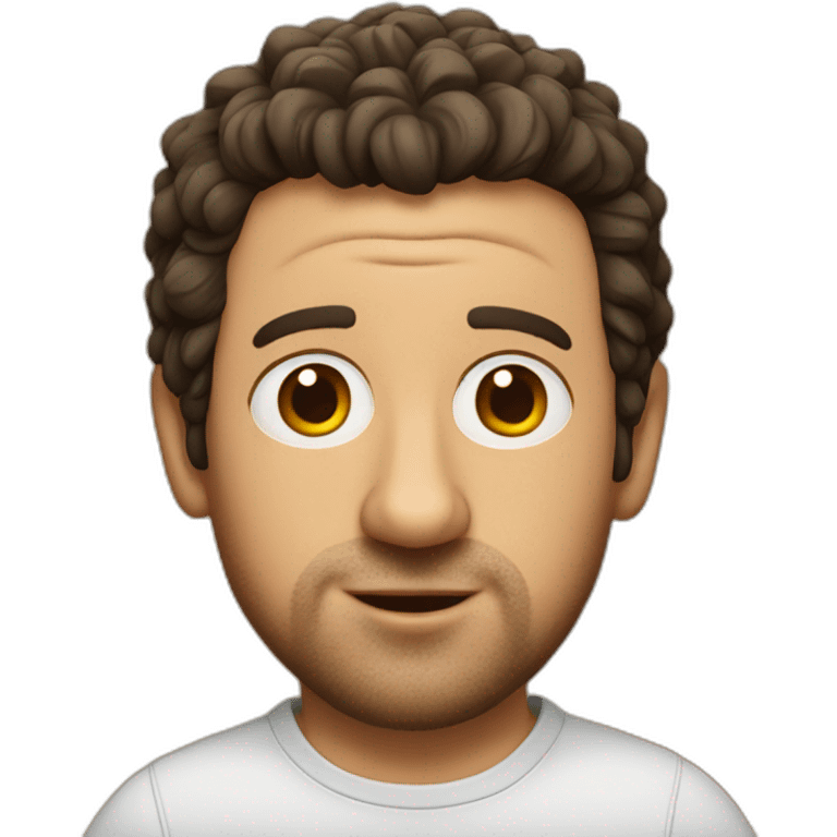 Adam sandler as a bear emoji