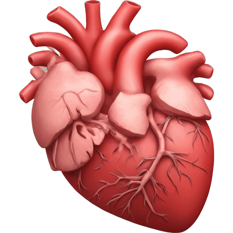 Human anatomy of the heart emoji