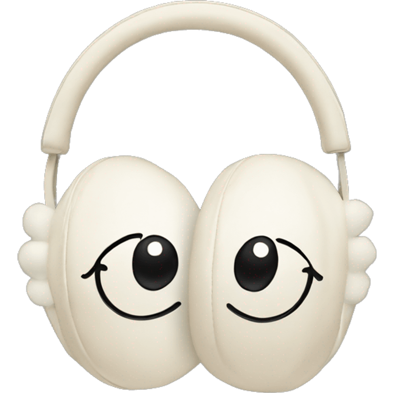 Chanel logo earmuffs emoji