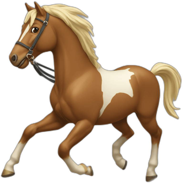 Cheval qui saute emoji