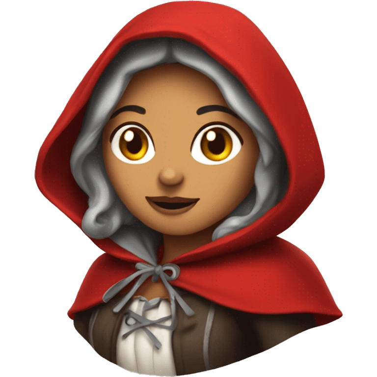 Red riding hood emoji