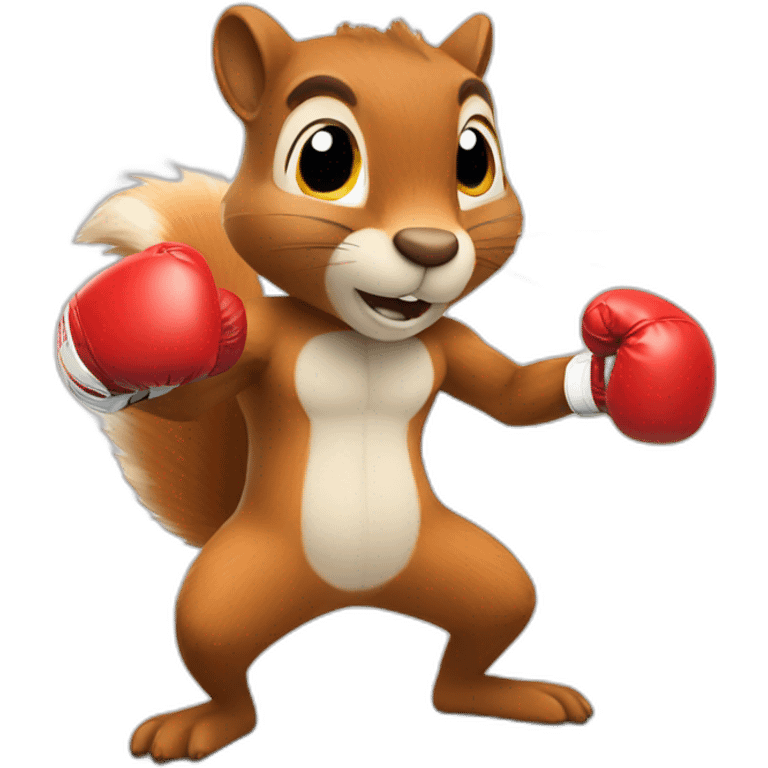 squirrel in boxing gloves emoji