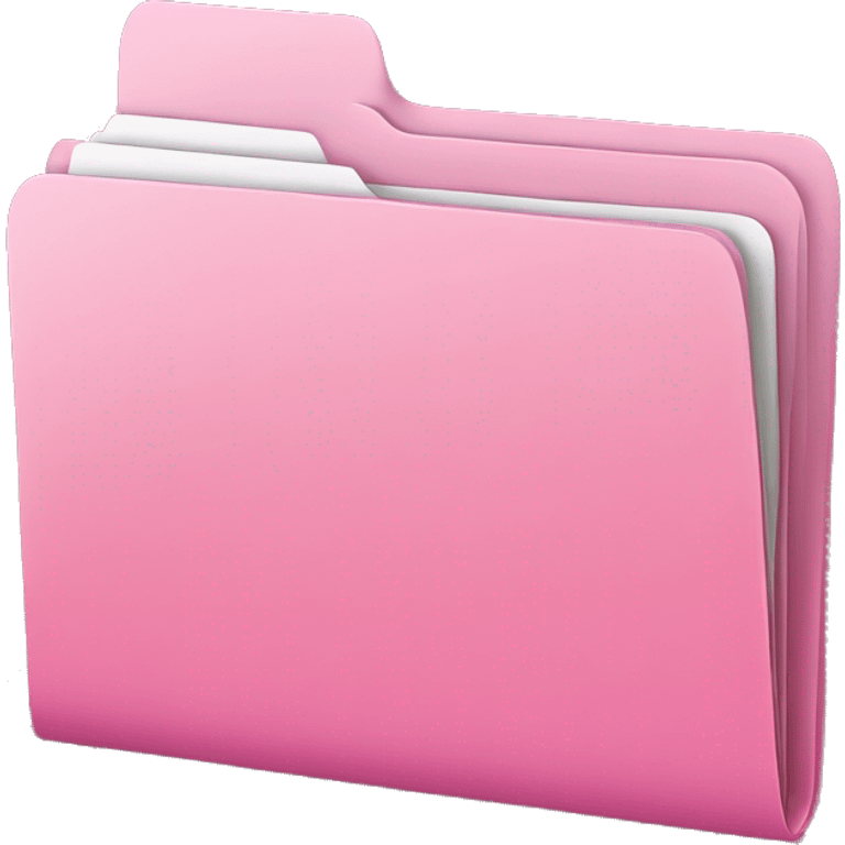 pink file folder emoji