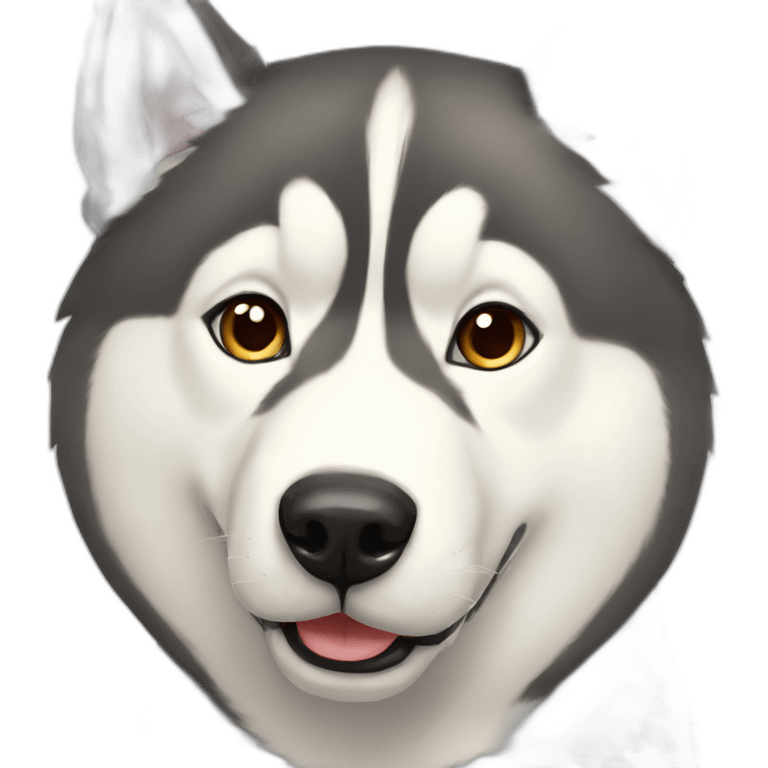 Siberian Husky emoji