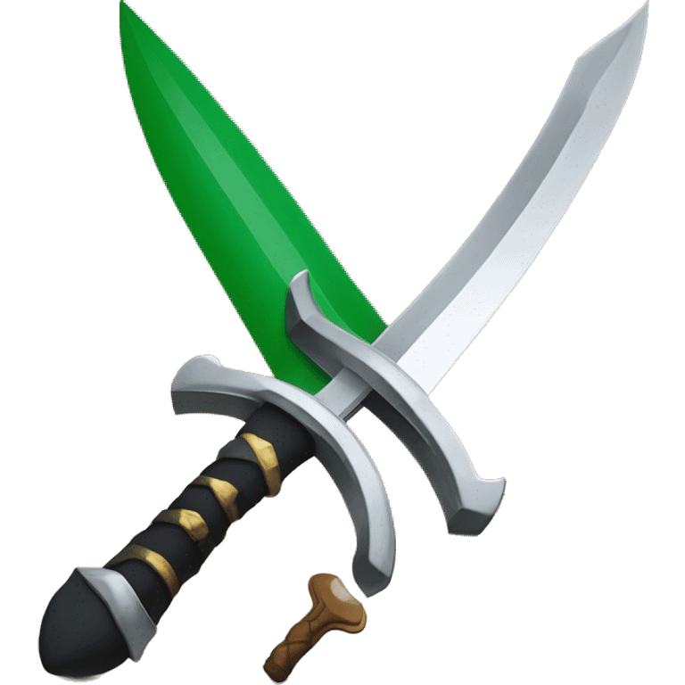 Saudi  ، Swords and Palm emoji