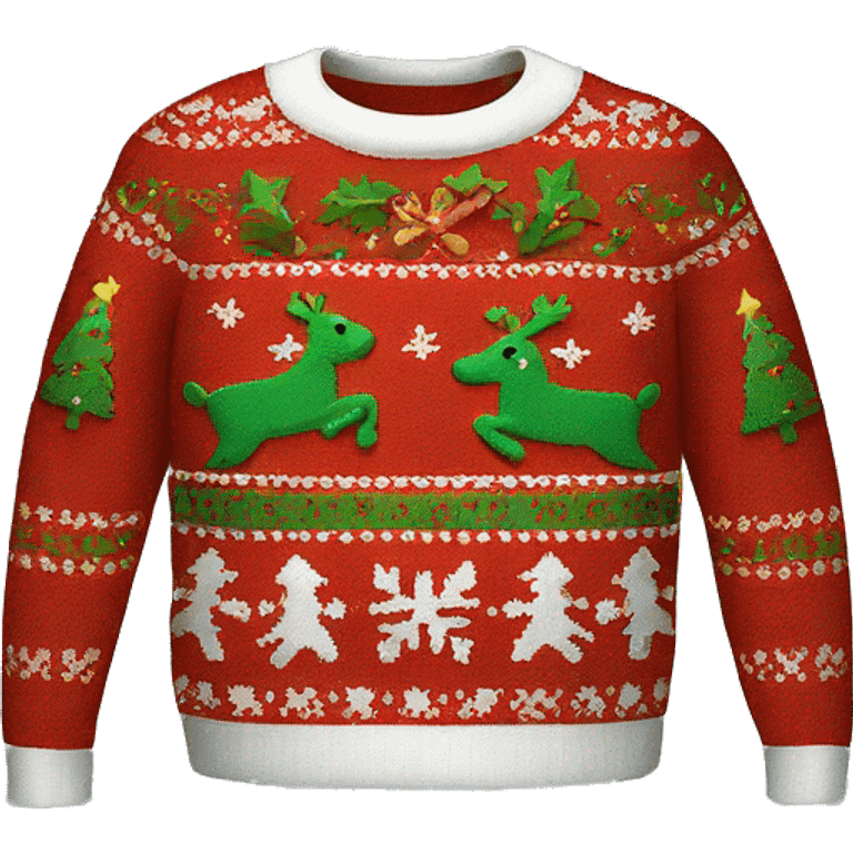 Christmas sweater emoji