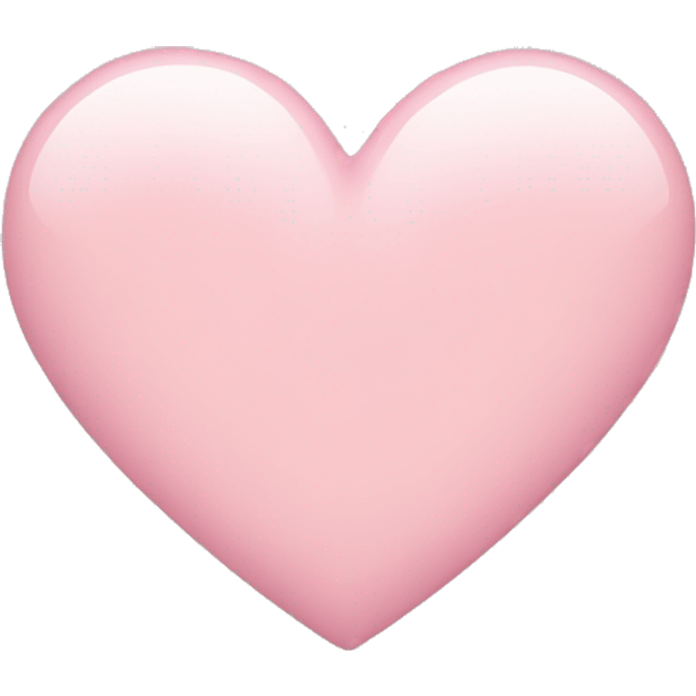 light pink heart emoji