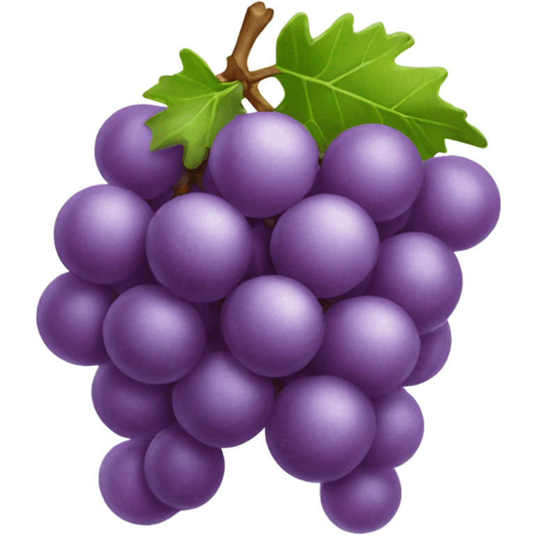 Iced grapes emoji