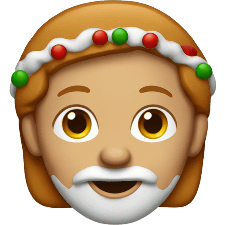 ginger bread christmas emoji