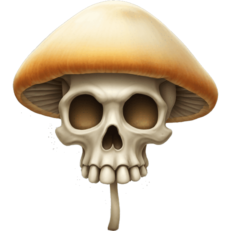 skull mushroom emoji