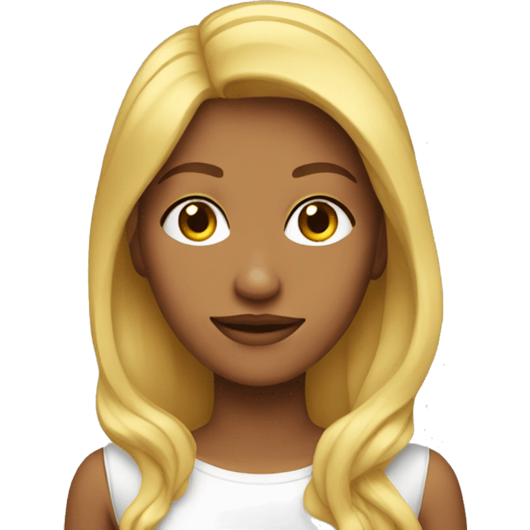 mujer bonita joven emoji