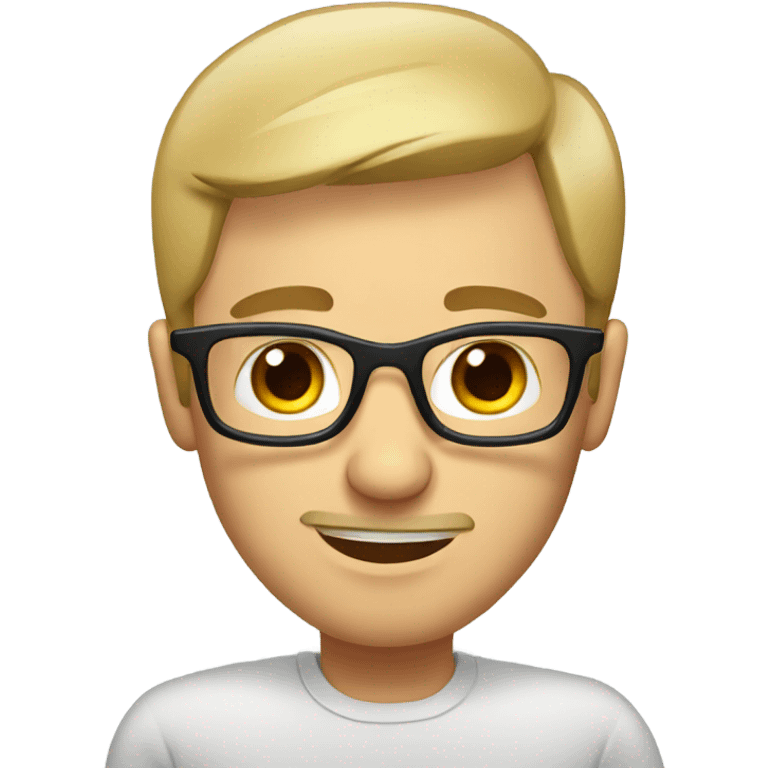 cartoon male portrait indoors emoji