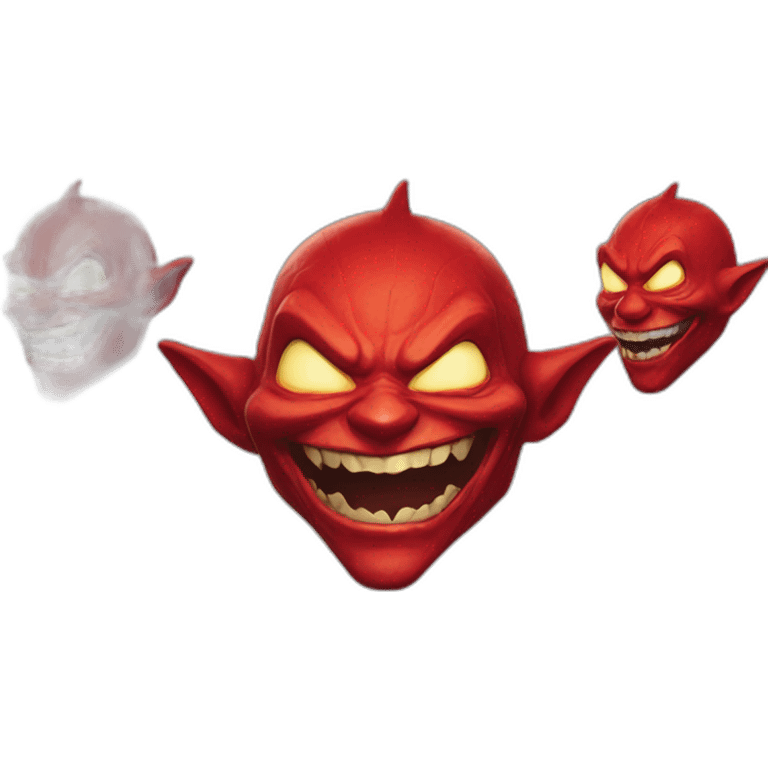 red goblin smile emoji