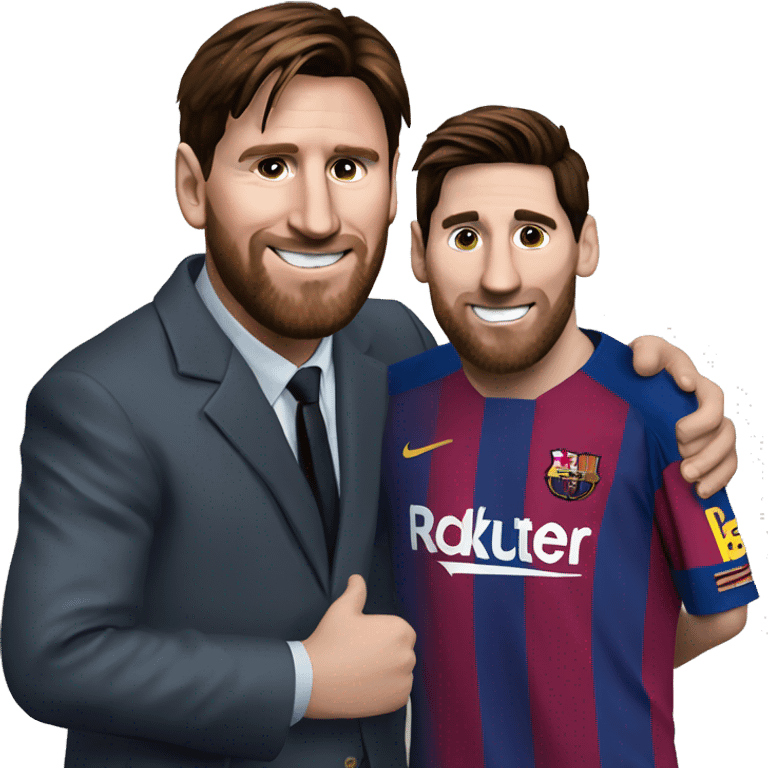 Messi con un mate emoji