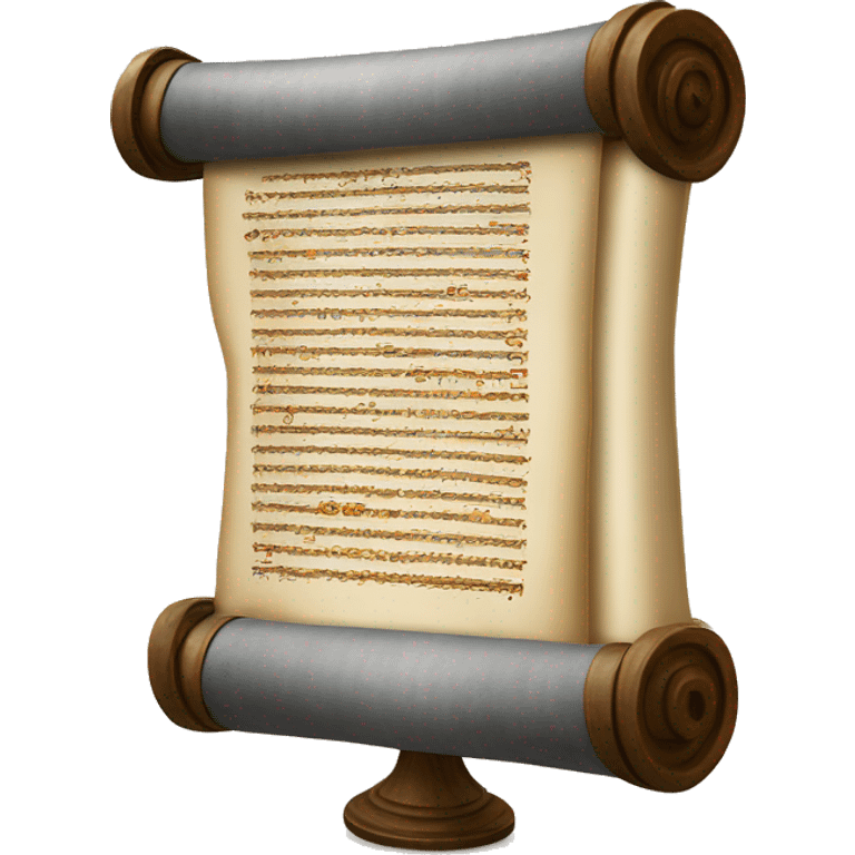 Torah scroll emoji