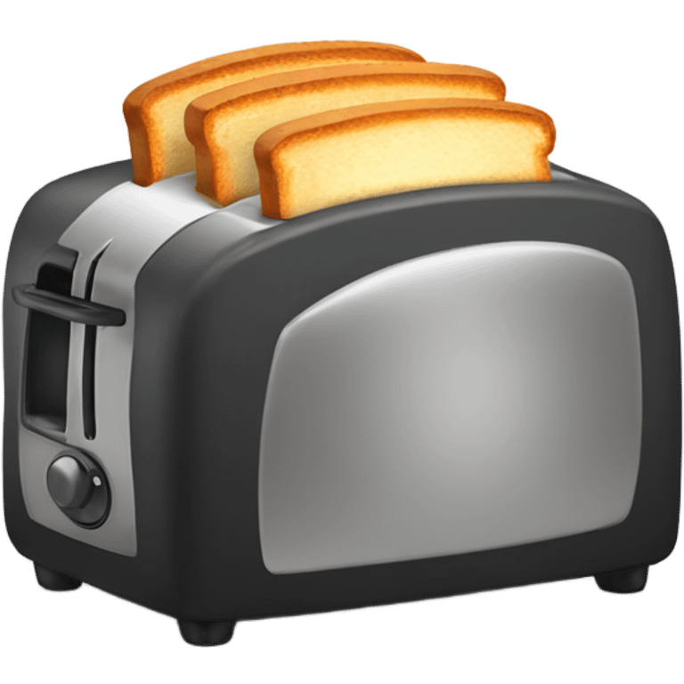 A sphere of a toaster  emoji