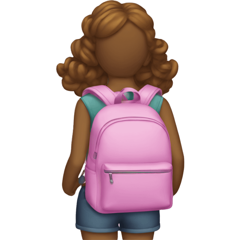 Girly backpack emoji