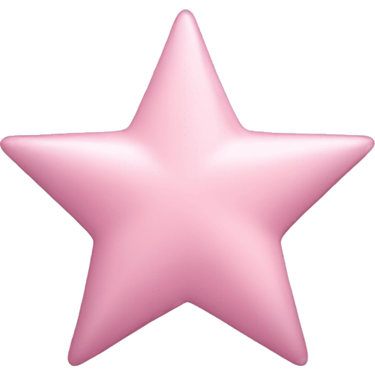 Light pink star detailed emoji