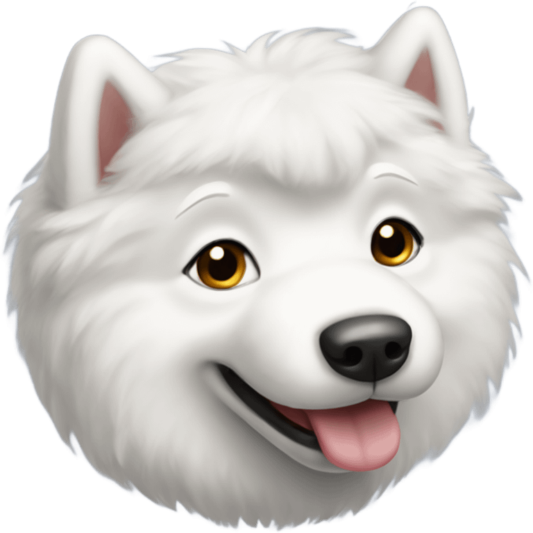 derpy samoyed puppy emoji