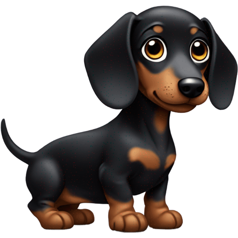 black daschund puppy emoji