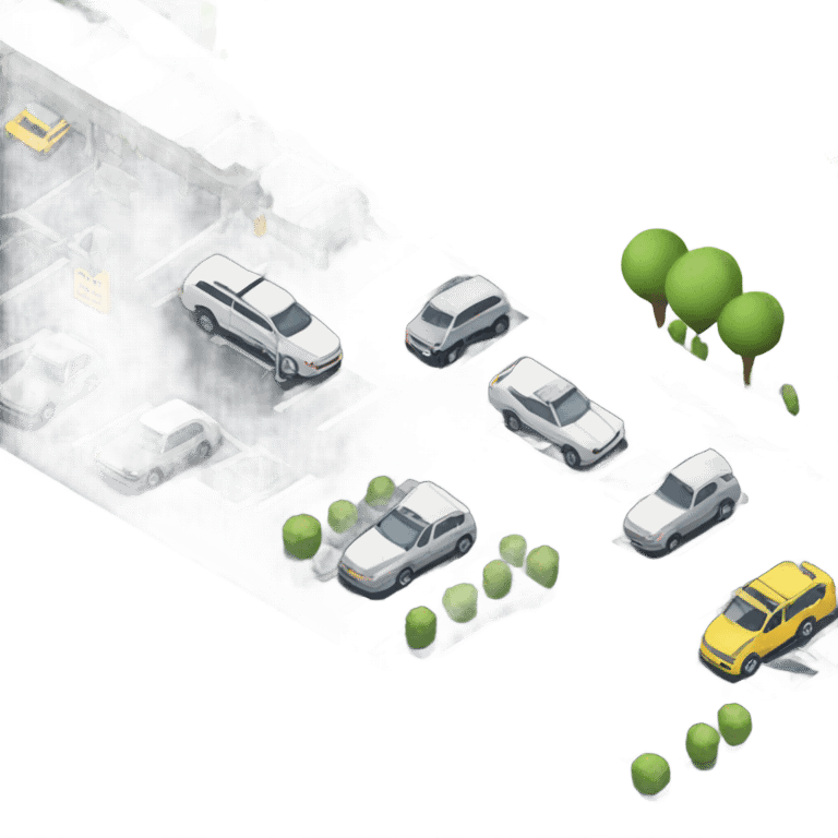 isometric city carpark emoji