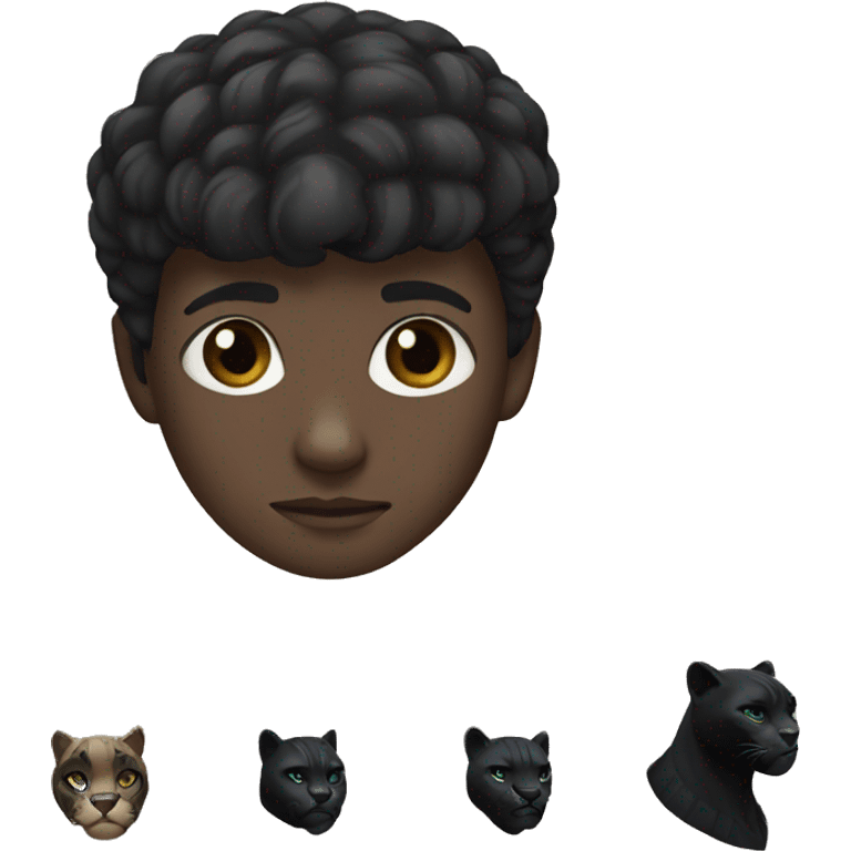 Black panther  emoji