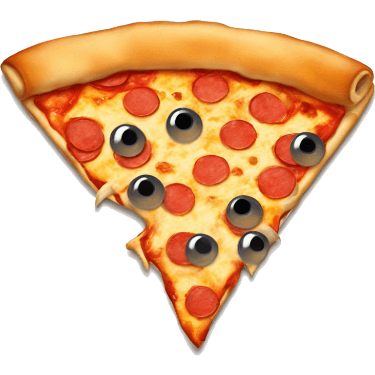 pizza with shark emoji