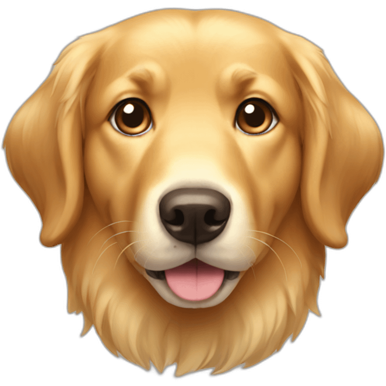 Dog Golden retriever emoji