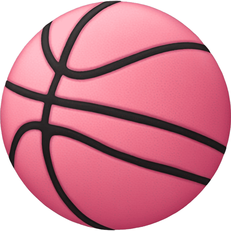 Pink basketball  emoji